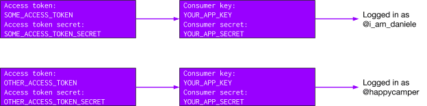 This image displays an access token